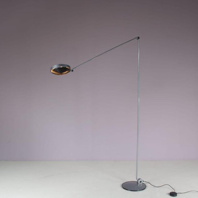 Metal Vintage Italian Elle 55 Floor Lamp by Tommaso Cimini for Lumina, 1980s For Sale - Image 7 of 15