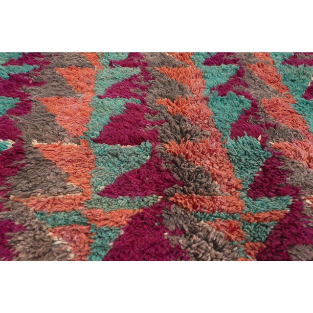 Late 20th Century Vintage Boujad Moroccan Rug, 07'08 X 15'08 For Sale - Image 5 of 10