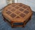 Baker Oak and Burl Coffee Table Vintage Jacobean Style Octagonal For Sale In Philadelphia - Image 6 of 13
