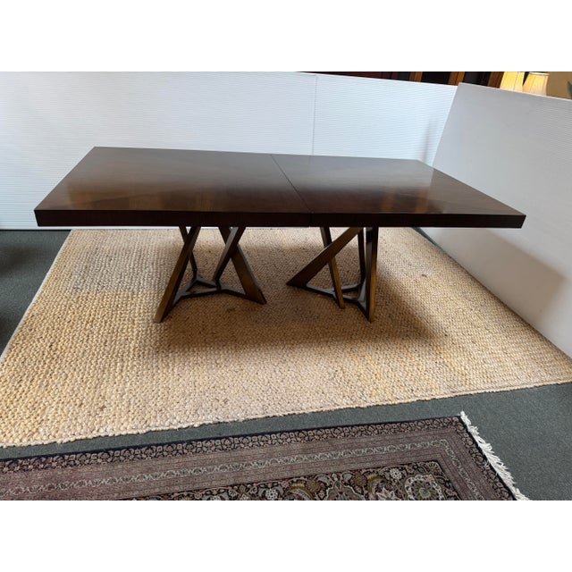 Lexington Furniture Lexington Home Zavala Loggia Rectangular Double Pedestal Extension Table For Sale - Image 4 of 12