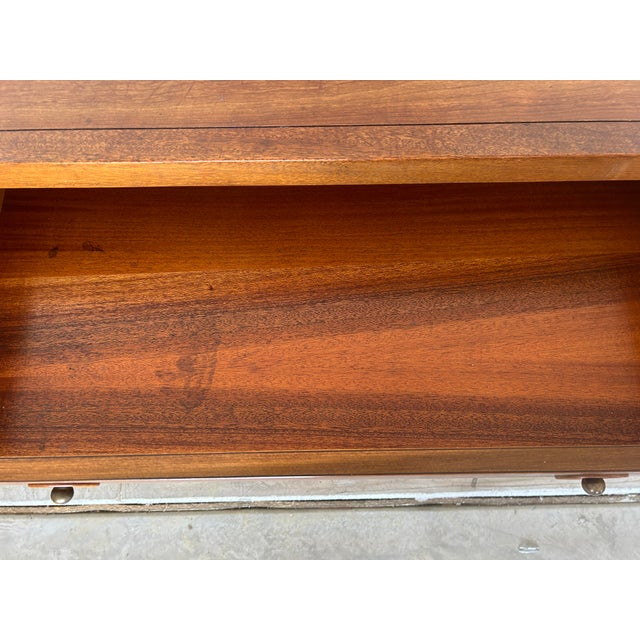 1950s 1950s Drexel Winged Walnut Chest From "Counterpoint" Collection by John Van Koert For Sale - Image 5 of 7
