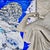 "Ballast Blue" by Michael DesRosiers Abstract Mixed-Media on MDF Panel (2022) For Sale - Image 16 of 16