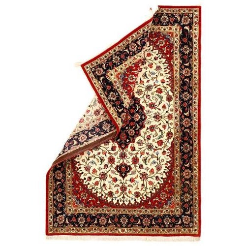 Hand-knotted Qom Oriental rug | Knot density: approx. 225.000/m² | Material: Wool & Cotton | Size: 156 x 104 cm |...