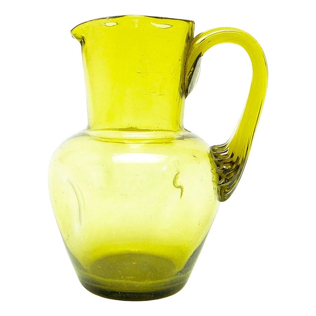 Art Nouveau Milk Jug attributed to Cramberry Glass, United Kingdom, 1900s For Sale