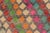 1990s Shabby Chic Balochi Gray/Red Wool Rug - 4'2''x6'1'' For Sale - Image 5 of 11