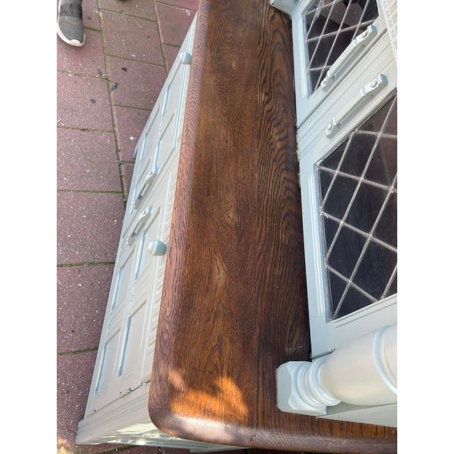 Wood Original Ercol Old Colonial Buffet Sideboard 1960s Blue Label For Sale - Image 7 of 15