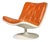 Artifort F976 Chair in Orange Leather by Geoffrey Harcourt, Italy, 1970s For Sale