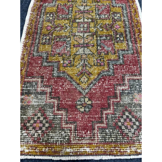 Contemporary Turkish Yastik Rug 1'10" x 3'3" For Sale - Image 3 of 5