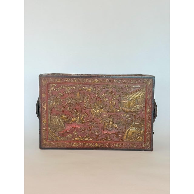 Wood Mid 20th Century Chinese Camphor Wooden Chest For Sale - Image 7 of 7