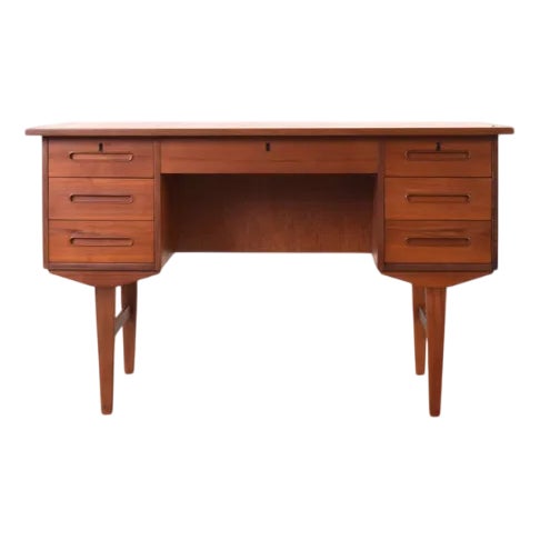 Mid-Century Danish Teak Executive Desk, 1960s For Sale