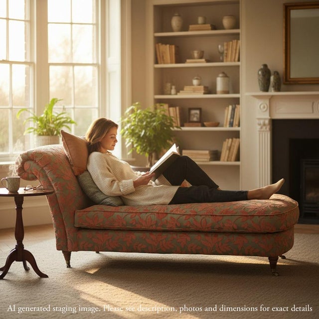 Vintage M&S Chaise Lounge, 2010 For Sale - Image 3 of 8