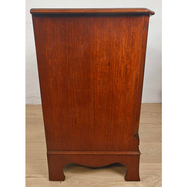 Chest of Drawers in Mahogany Drop Handles, 1980 For Sale - Image 13 of 14