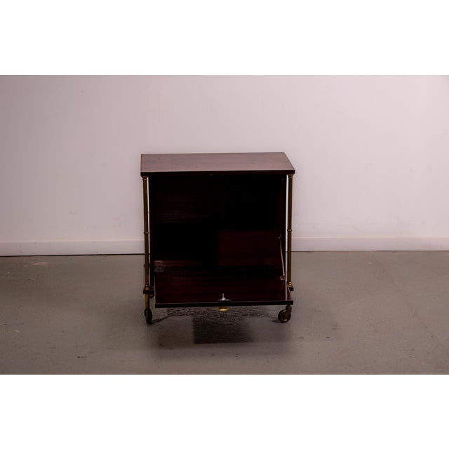 Mid-Century Modern French Bar Cabinet, 1970 For Sale - Image 4 of 13