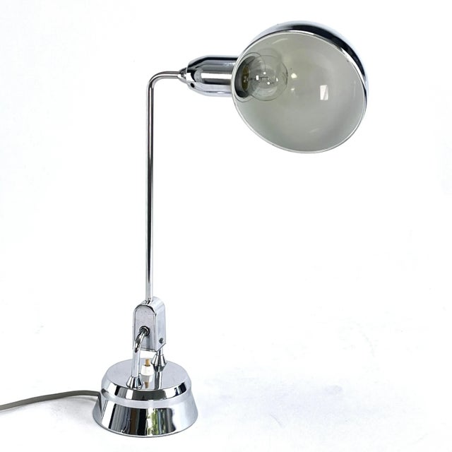 Mid-Century Table Lamp attributed to Charlotte Perriand for Jumo, 1930s For Sale - Image 3 of 6