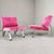Set of Vintage Armchairs in Fuchsia Velvet, 1960s For Sale - Image 14 of 14