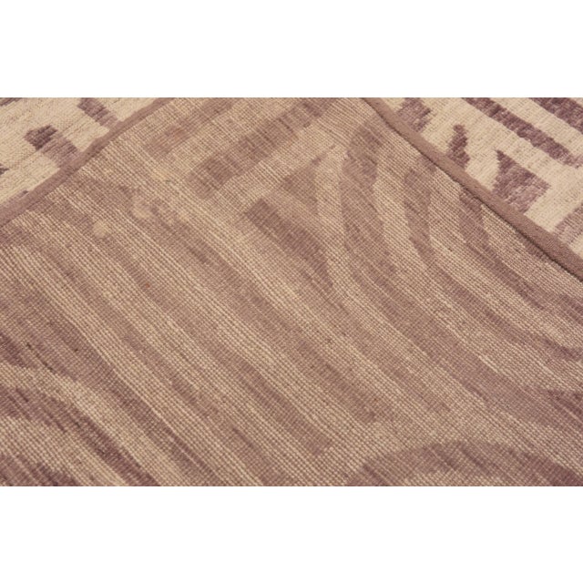 A Beautiful Artistic Oversized Neutral Purple Grey Color Art Deco Hollywood Regency Style Modern Area Rug, Country of...