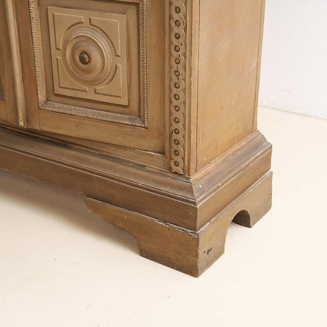 Antique Hand-Painted Showcase Bookcase For Sale - Image 13 of 18