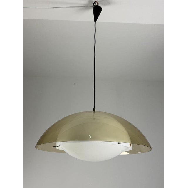 Large Space Age UFO Pendant Lamp from Stil-Luce, 1970s For Sale - Image 9 of 9