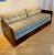 1940s 1940s Art Deco Upholstered Mahogany Sofa Day Bed with Celadon Velvet Fabric For Sale - Image 5 of 10