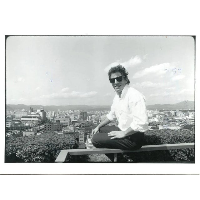 Portrait of Bruce Springsteen by Neal Preston - Vintage B/w Photo - 1985 1985 For Sale - Image 3 of 3
