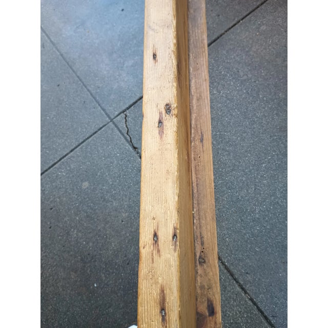 1970s Vintage Queen Pine Bed Frame For Sale - Image 12 of 12