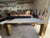 1970s French Modern Brass and Travertine Dining Table For Sale - Image 15 of 18