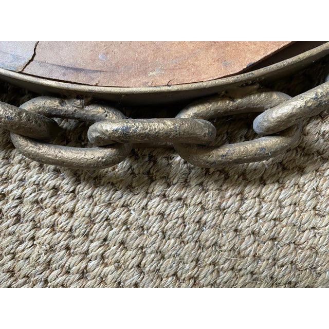 Brutalist Chain Mirror For Sale - Image 6 of 7