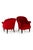 French Velvet Button Back Armchair For Sale - Image 5 of 11