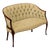 Regency Style Vintage Mahogany Frame Settee For Sale