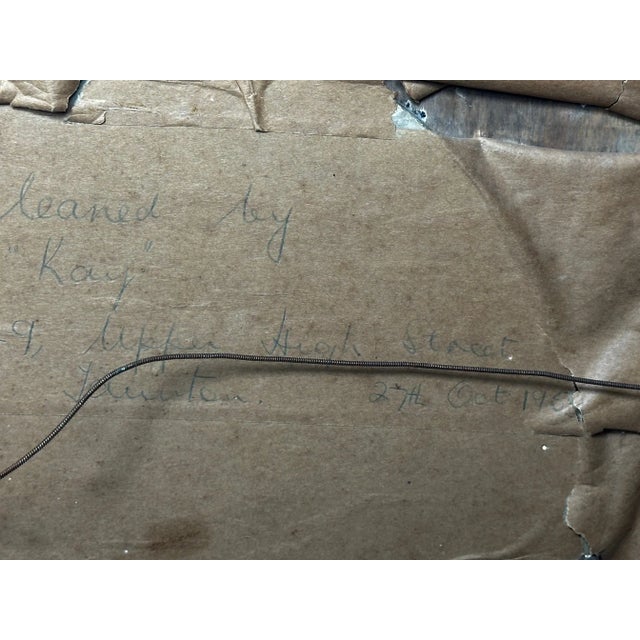 19th Century Oil Painting Portrait Young Dutch Hague Lady Nobility Framed For Sale - Image 11 of 12