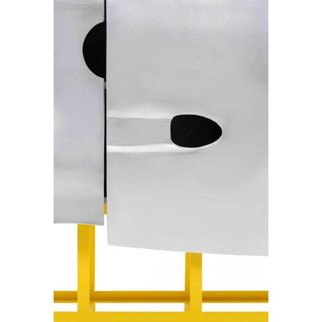 Scocca Cabinet in Powder-Coated Recyclable Aluminum by Altreforme For Sale - Image 6 of 7