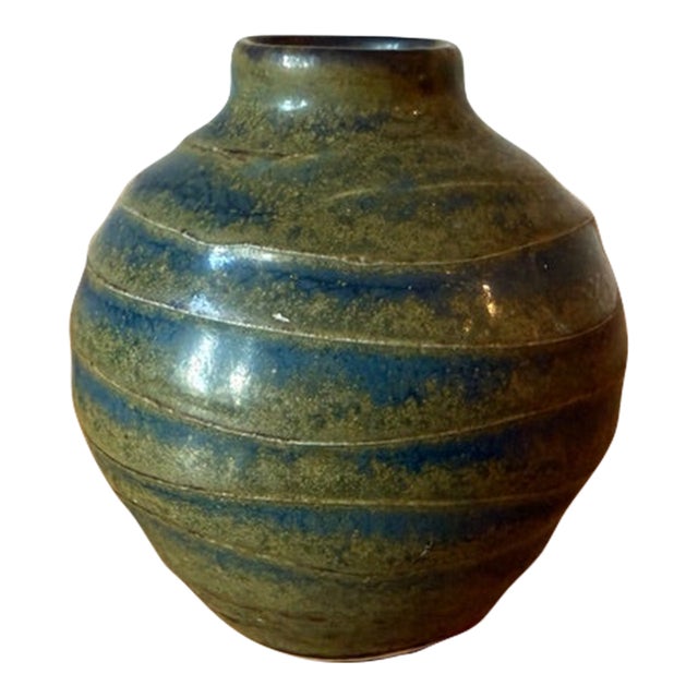 Vintage Mini Studio Pottery Vase by Richey Bellinger For Sale