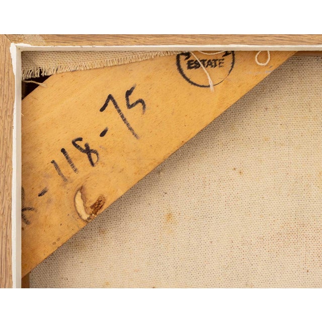 Textile Jack Roth Untitled Acrylic on Canvas, 1975 For Sale - Image 7 of 9