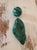 Brutalist Malachite Carved Vide Poche Stones - a Pair For Sale - Image 3 of 8