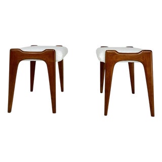 Vintage Italian Stools by Ico Parisi, 1950, Set of 2 For Sale
