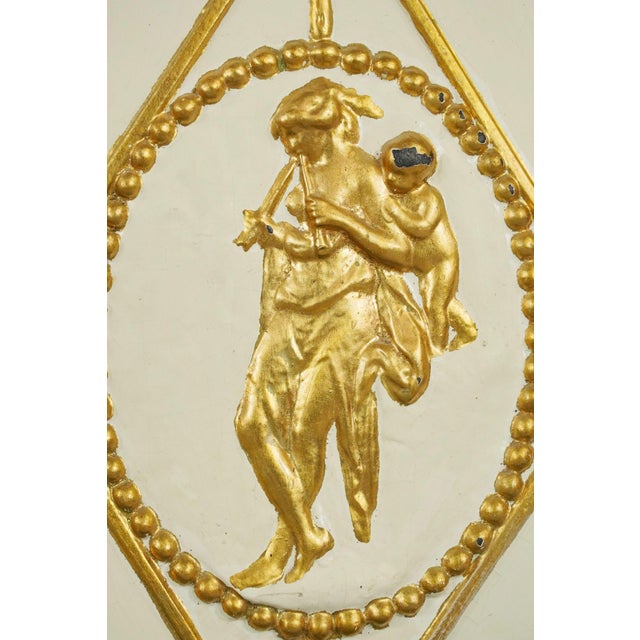 The Plaza Hotel French Cast Iron Fireback Set For Sale - Image 6 of 16