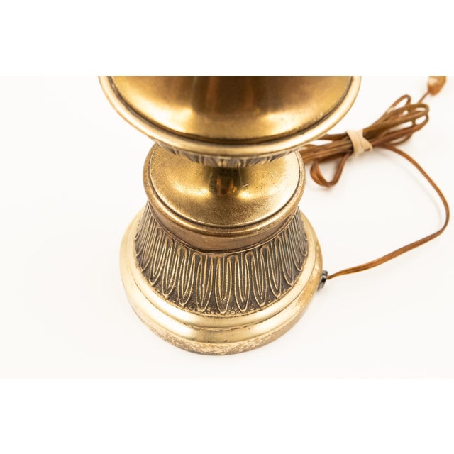 1960s 1960s Hollywood Recency Stiffel Brass Lamp For Sale - Image 5 of 7