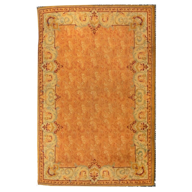 Traditional Antique Irish Donegal Rug 4'9'' X 7'6'' For Sale - Image 3 of 3