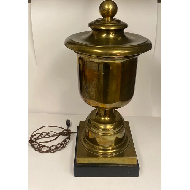 Chapman Monumental Brass Urn/ Trophy Style Table Lamp. Show stopping piece, grand in size, great RL look. Would go great...
