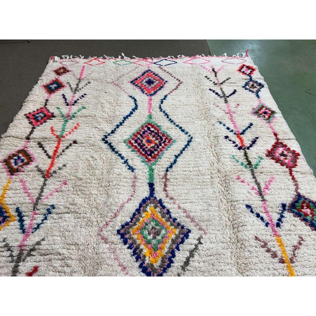 Azilal Berber Moroccan Handmade Wool Rug For Sale - Image 5 of 14