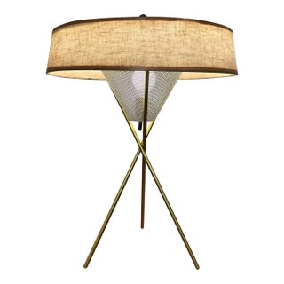 Gerald Thurston for Lightolier “Tripod” Mid-Century Table Lamp For Sale