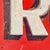 Large Vintage Hand Painted "Strong" Sign on Masonite With Bold Graphics in Red For Sale In New York - Image 6 of 12