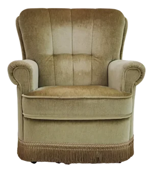 Danish Beech Wood Velour Chair, 1970s