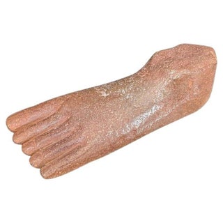 Andrianna Shamaris River Rock Foot Sculpture For Sale