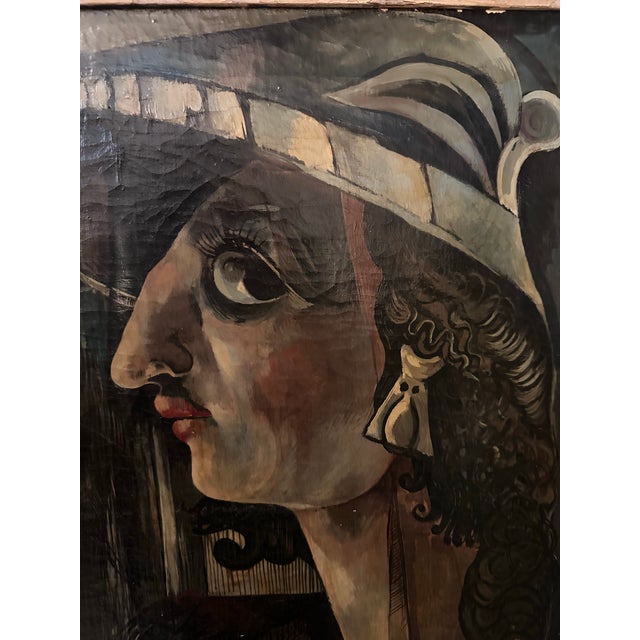 Vintage Cubist Portraits For Sale - Image 4 of 7