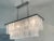 Metal Contemporary Diamond Murano Glass Rectangular Sputnik Chandelier For Sale - Image 7 of 11