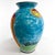 Giovanni Desimone 1960s Italy Hand Painted Collections Colorful Ceramic Vase For Sale - Image 4 of 11