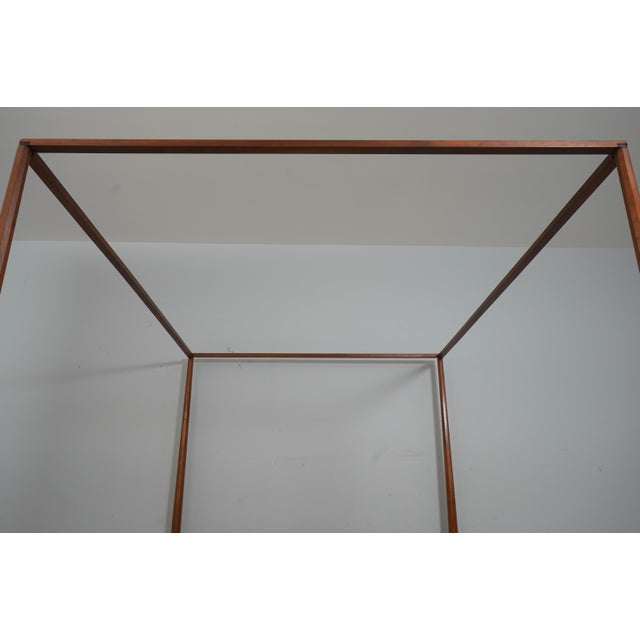 Eldred Wheeler Eldred Wheeler Queen Size Cherry Canopy Bed For Sale - Image 4 of 17