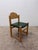 Wood Hank Loewenstein Green Naugahyde and Oak Frame "Padova" Dining or Side Chair For Sale - Image 7 of 17