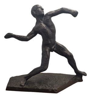 Bronze Figure of Athlete by Gustav Janson, 1960s